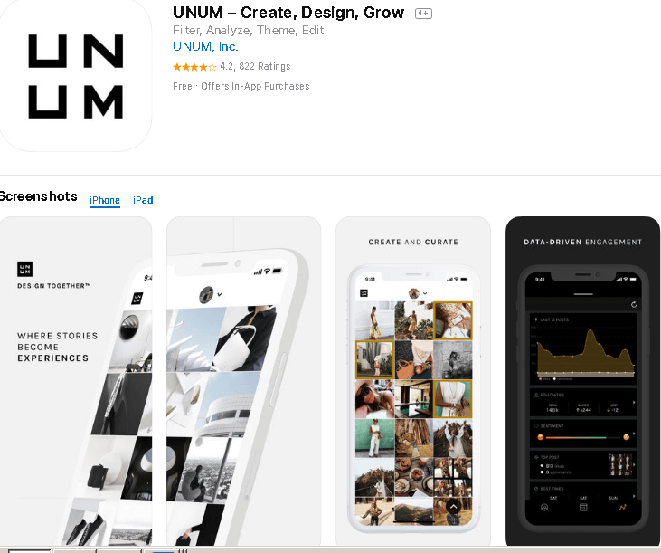 Приложение unum для instagram как работает